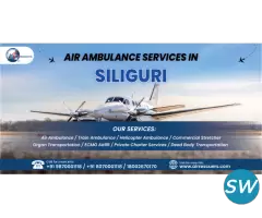 Air Ambulance Services in Siliguri Long-Distance