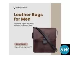 Leather Bags for Men | Styles for Work and Travel