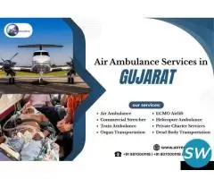 Round-the-Clock Air Ambulance Services in Gujarat