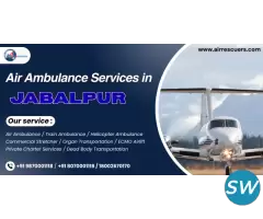 Air Ambulance Services in Jabalpur Immediate ICU