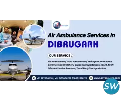 Air Ambulance Services in Dibrugarh Swift Wings