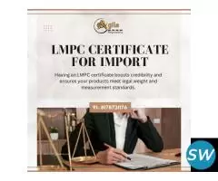 LMPC Certificate for Import with Agile Regulatory