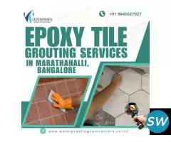 Epoxy Tile Grouting Services in Marathahalli