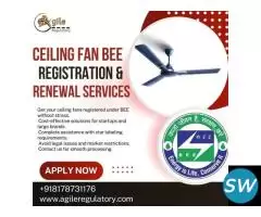 BEE Certificate Registration for Ceiling Fan