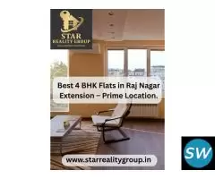 Best 4 BHK Flats in Raj Nagar Extension