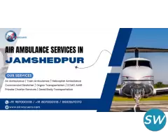 Air Ambulance Services in Jamshedpur Fast Critical