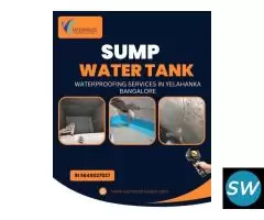 Sump water tank waterproofing services