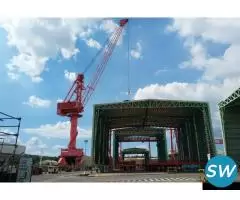 Industrial steel structure fabrication