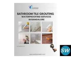 Bathroom Tile Grouting Waterproofing Services