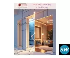 2BHK Interior starting  @ ₹3 lakhs only