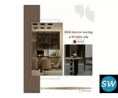 New Flat Owners? Get Complete Interior from ₹3L