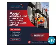 Trusted & Reliable HVAC Contractor Near Me