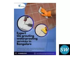 Expert tile grouting waterproofing services