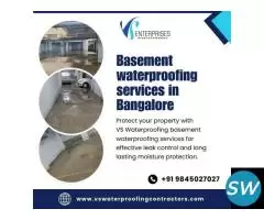 Basement waterproofing services in Bangalore