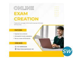 Simple and Fast Online Exam Creation Tool