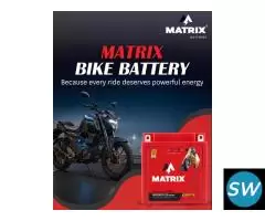 Durable Motorcycle Batteries – Matrix