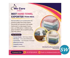 Best Hand Towel Exporter from India