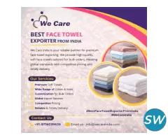 Best Face Towel Exporter from India
