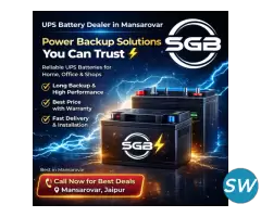 UPS Battery Dealer in Mansarovar