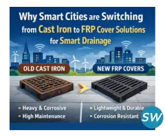FRP Manhole Cover for Safer Smarter Cities