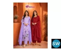 Affordable Designer Suits for Women in Silk Cotton