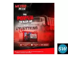 Buy Reliable Truck Batteries from Metro Redx