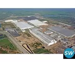 Industrial steel structure fabrication