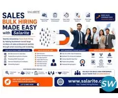 Sales Bulk Hiring Made Easy with Salarite.