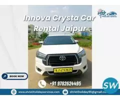 Premium Innova Crysta Rental Services in Jaipur