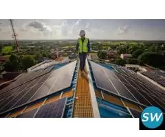 Fibrotech FRP Walkway for Solar Installations