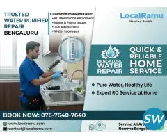 Pure Water Starts with a Water Purifier LocalRamu