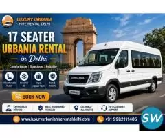Book 17 Seater Urbania Rental in Delhi