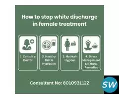 How to stop white discharge in female naturally