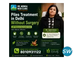 Piles Treatment in Delhi Without Surgery