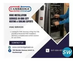 HVAC Installation Services in King City