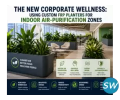 FRP Planters from for Indoor Landscaping