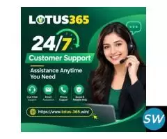 Lotus365 24/7 Customer Support