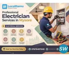 Electrician Service in Mysore by LocalRamu
