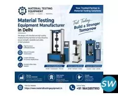 Material Testing Machine Manufacturer in Delhi