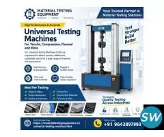 Universal Testing Machine Manufacturer in Delhi