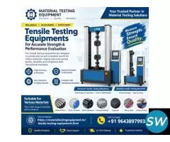 Tensile Testing Equipment Manufacturer in Delhi
