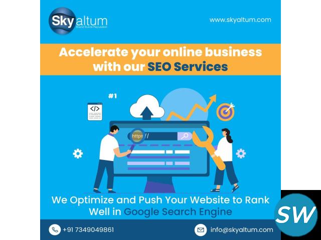 Increase your visibility on Google | Best SEO company in Bangalore - Skyaltum - 1