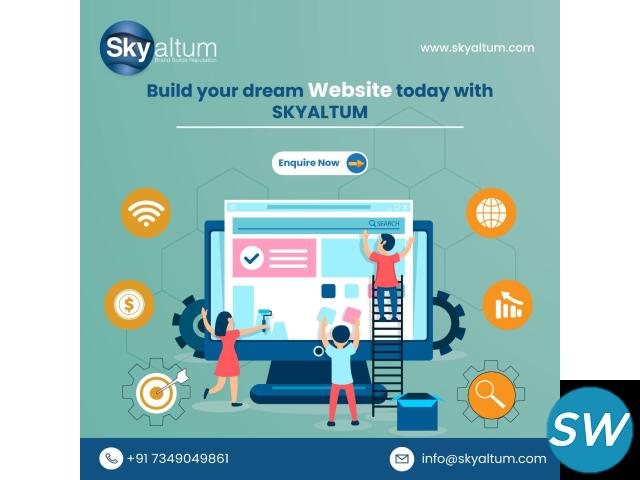 Let us Design your Website | Best website design company in Bangalore Skyaltum - 1