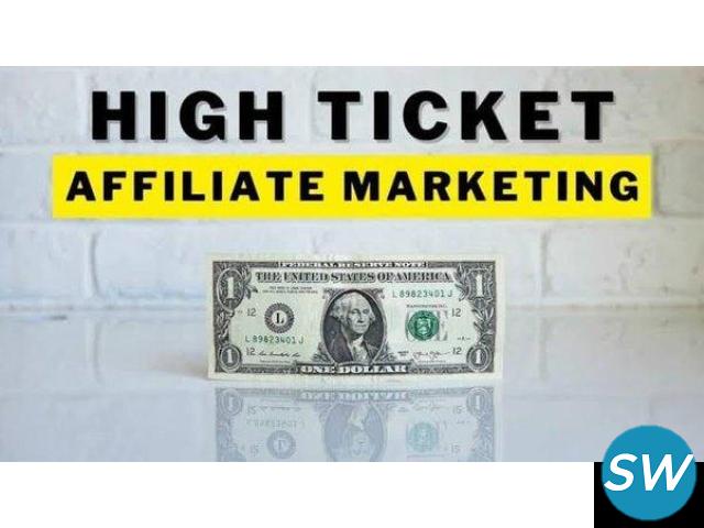 Join These BEST HIGH TICKET Affiliate Programs - 1