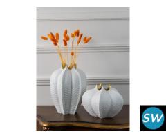 Buy Ceramic Flower Vases Online India | Home Decor Vases | Whispering Homes - 5