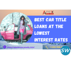 Best car title loans at the lowest interest rates