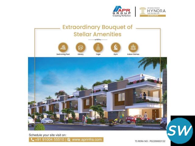 Luxury villas for sale in gagillapur | APR Group - 1