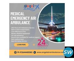 Book Air and Train Ambulance in Kolkata by Angel for Resourceful Evacuation Missions
