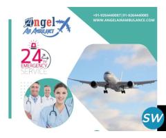 Book Charter Air and Train Ambulance in Lucknow by Angel with Comfort and Safety