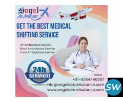 Take Air and Train Ambulance in Ranchi by Angel with Complete Efficiency at Low Cost